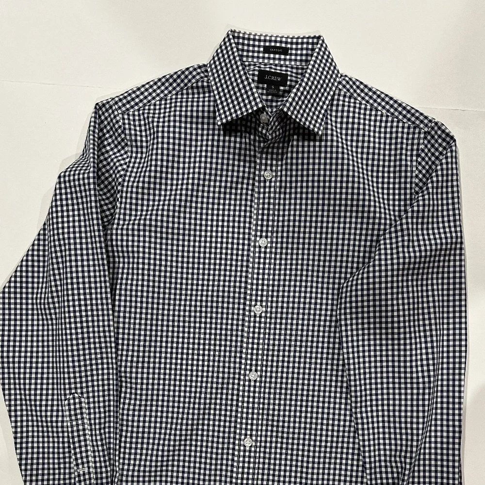 J Crew Classic Plaid Shirt‎ - Size S.